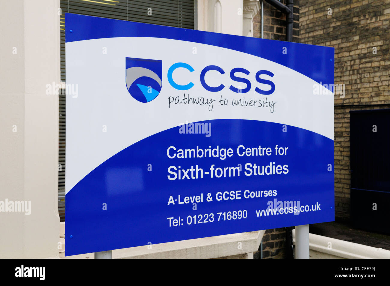 Cambridge Centre For Sixth Form Studies, Cambridge, England, UK Stock Photo