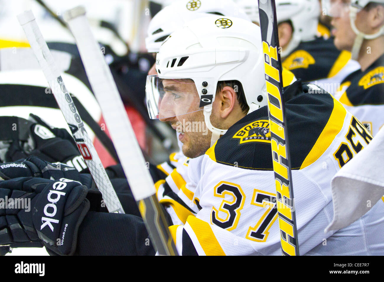 Patrice Bergeron, Boston Bruins #37. Editorial Stock Image - Image