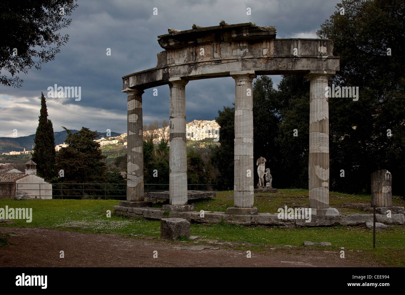 Tivoli, Hadriansvilla, Villa Adriana, 118 bis 134 n. Chr. Stock Photo