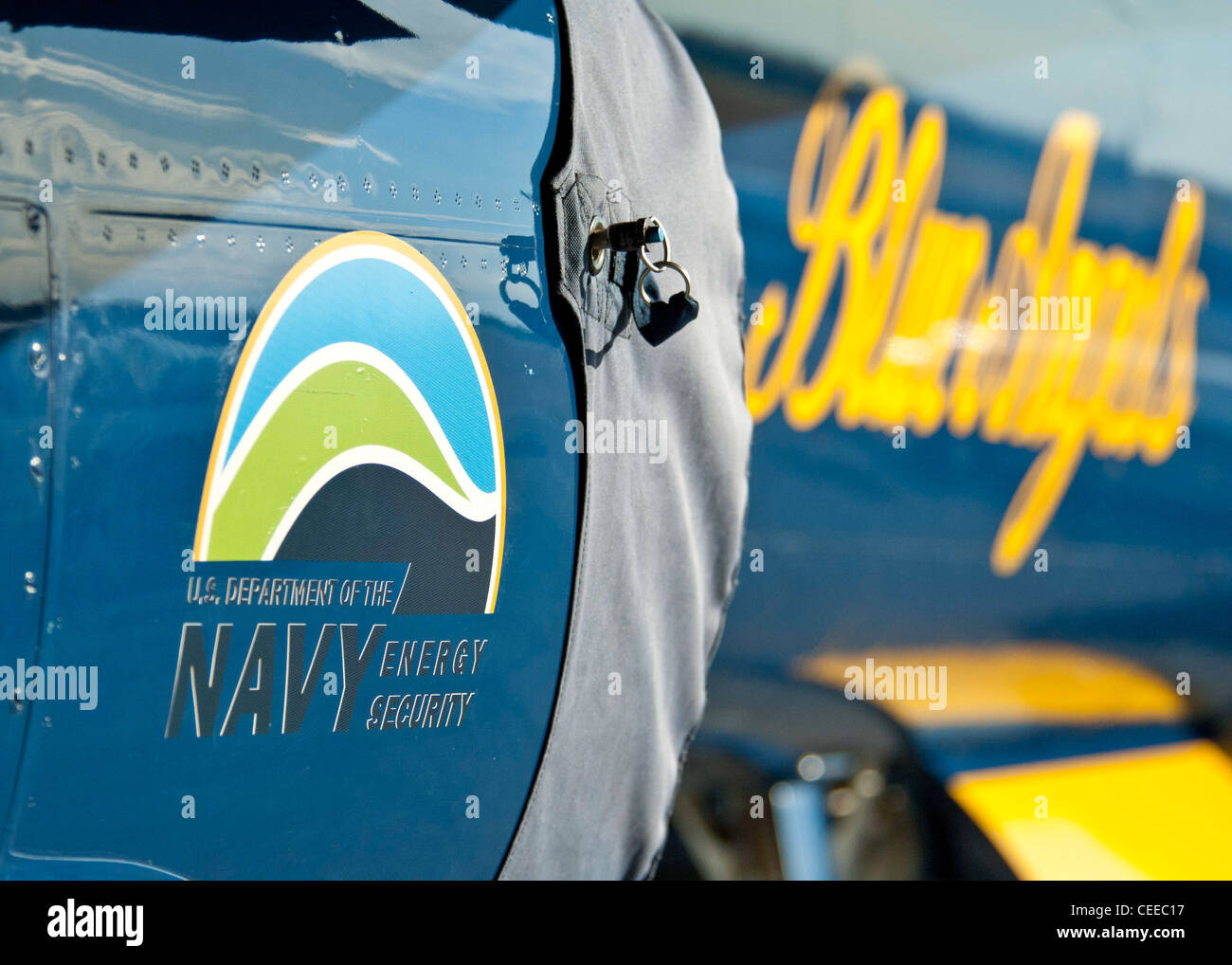 Blue Angels Navy flight demonstration squadron Stock Photo
