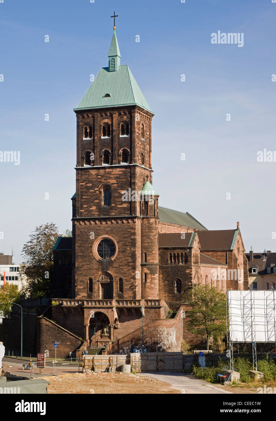 St adalbert kirchen der pfarrei franziska von aachen hires stock