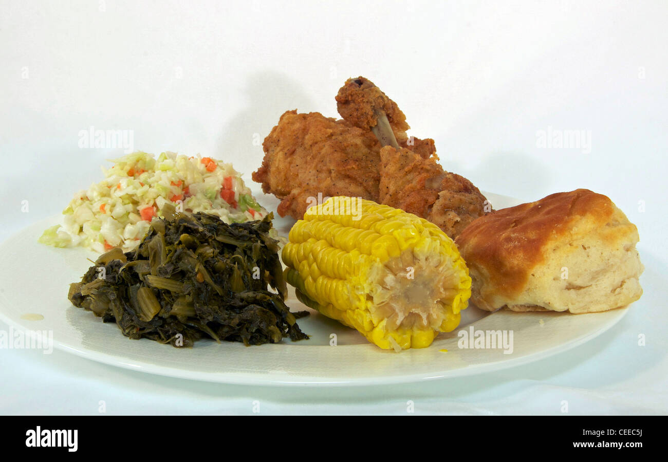 Southern Fried Chicken Dinner Stock Photo Alamy,Learn How To Crochet A Blanket For Beginners