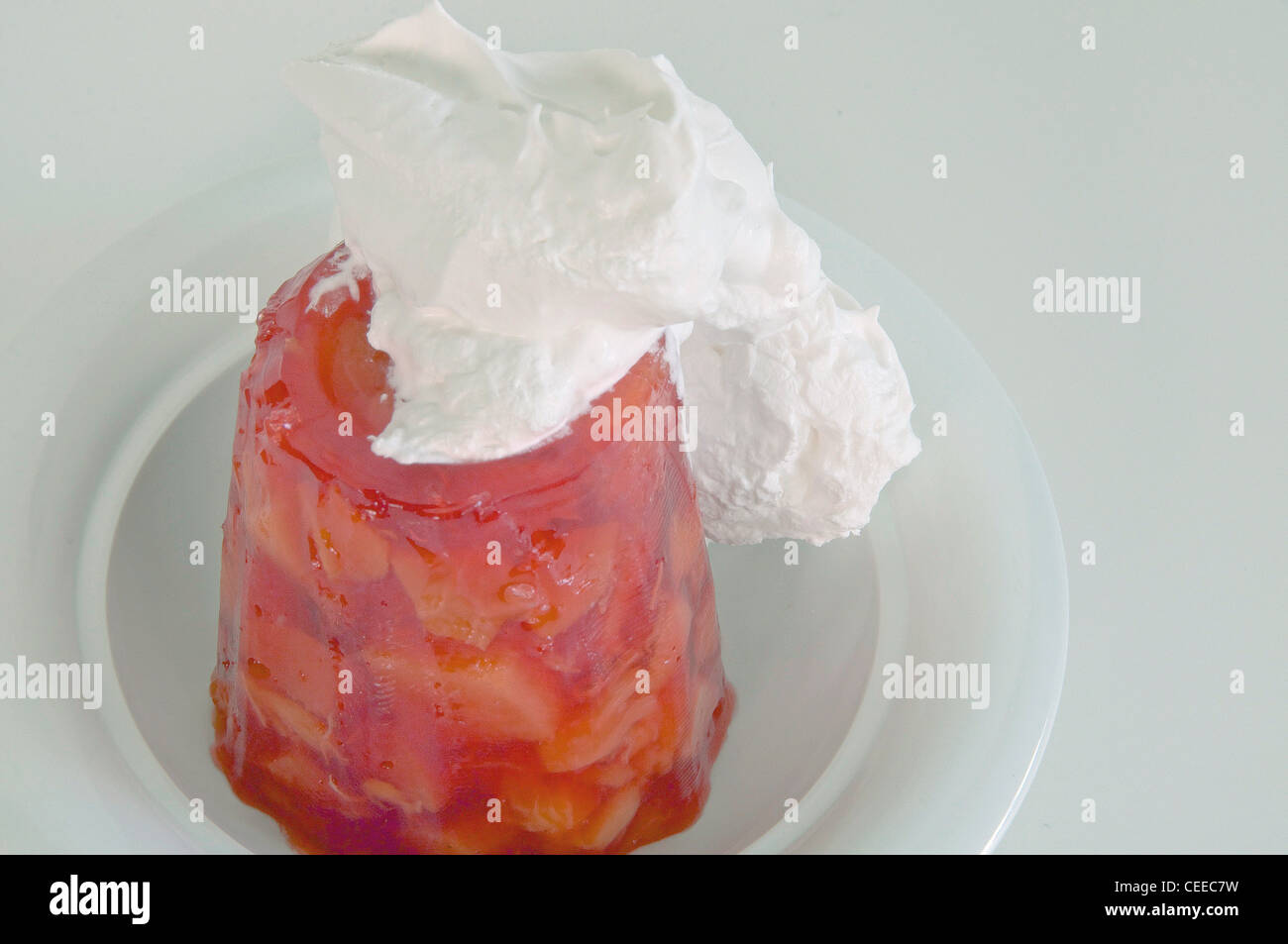 https://c8.alamy.com/comp/CEEC7W/jello-congealed-salad-with-whipped-cream-CEEC7W.jpg