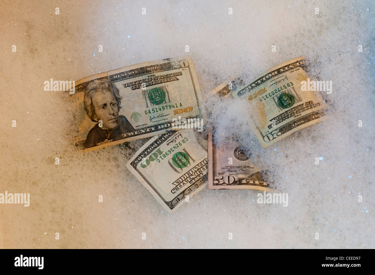 Money laundering (concept) Stock Photo
