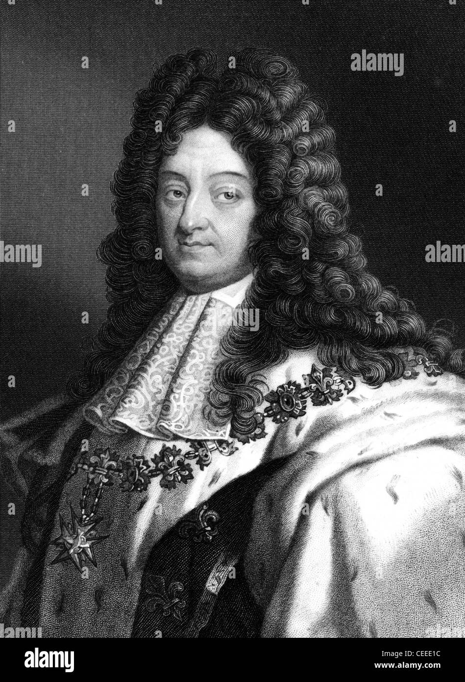 Louis XIV - King of France Stock Photo