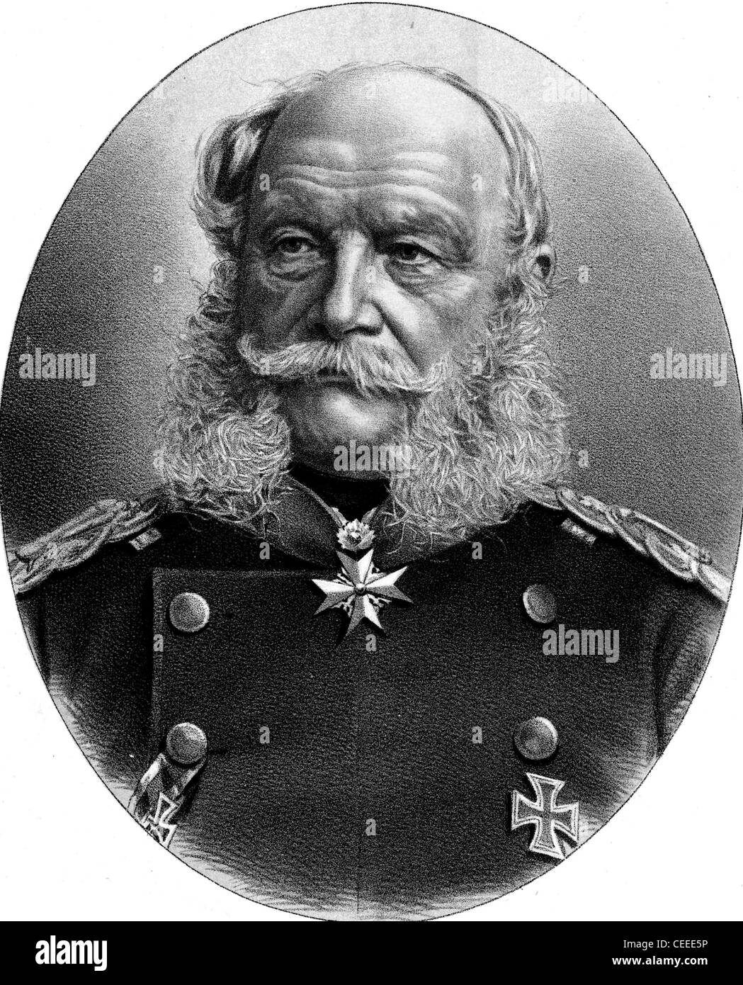 Wilhelm I King of Prussia and Emperor of Germany Stock Photo