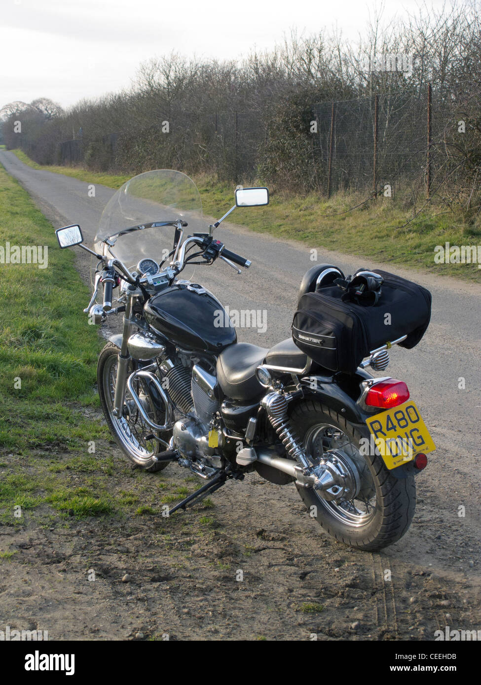 yamaha virago 535 motorcycle Stock Photo