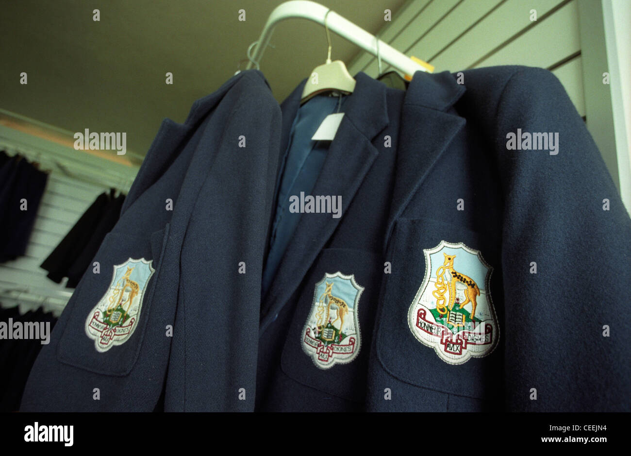 School uniform uk blazer hi-res stock photography and images - Alamy