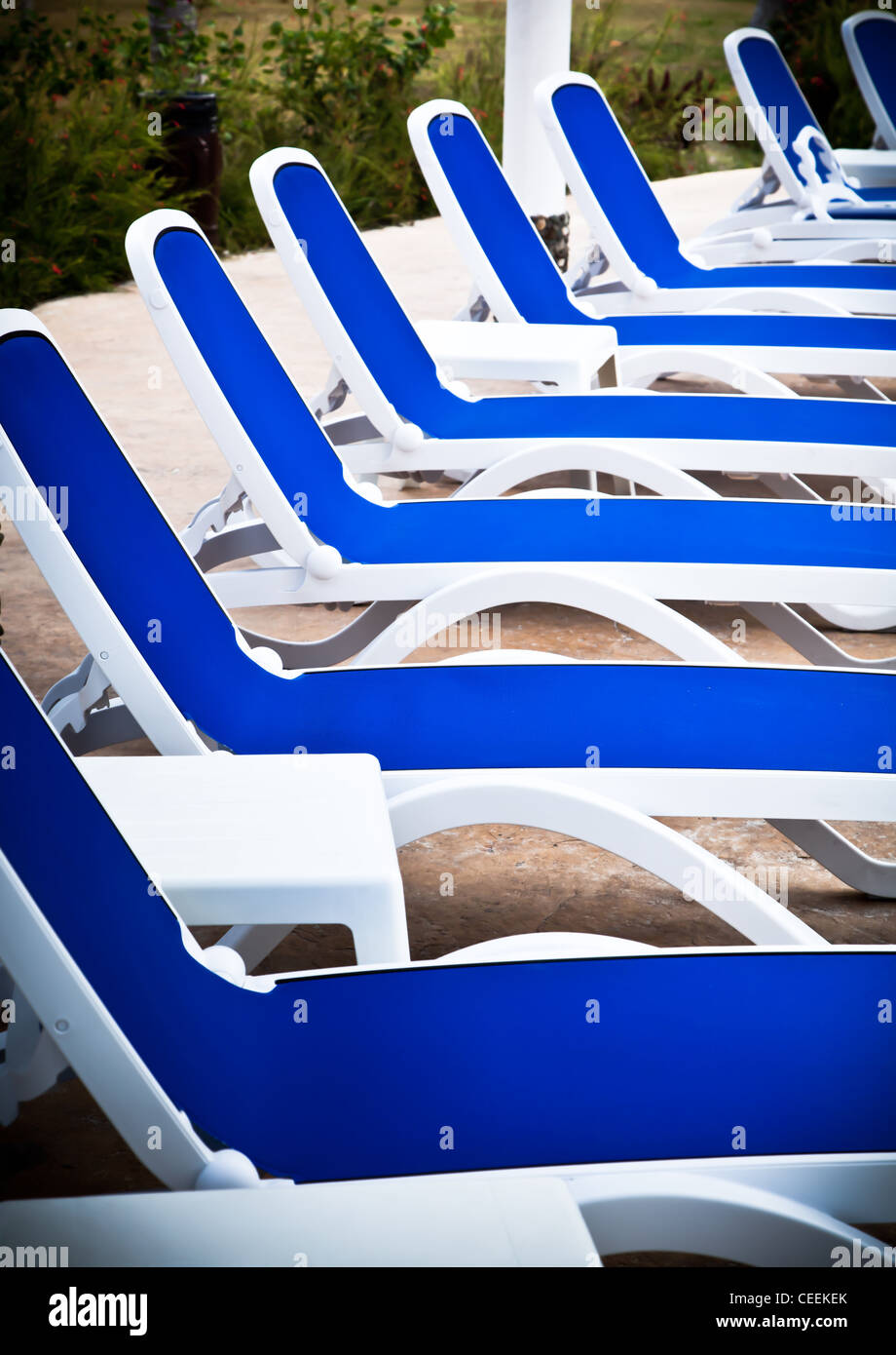White pool chairs deals