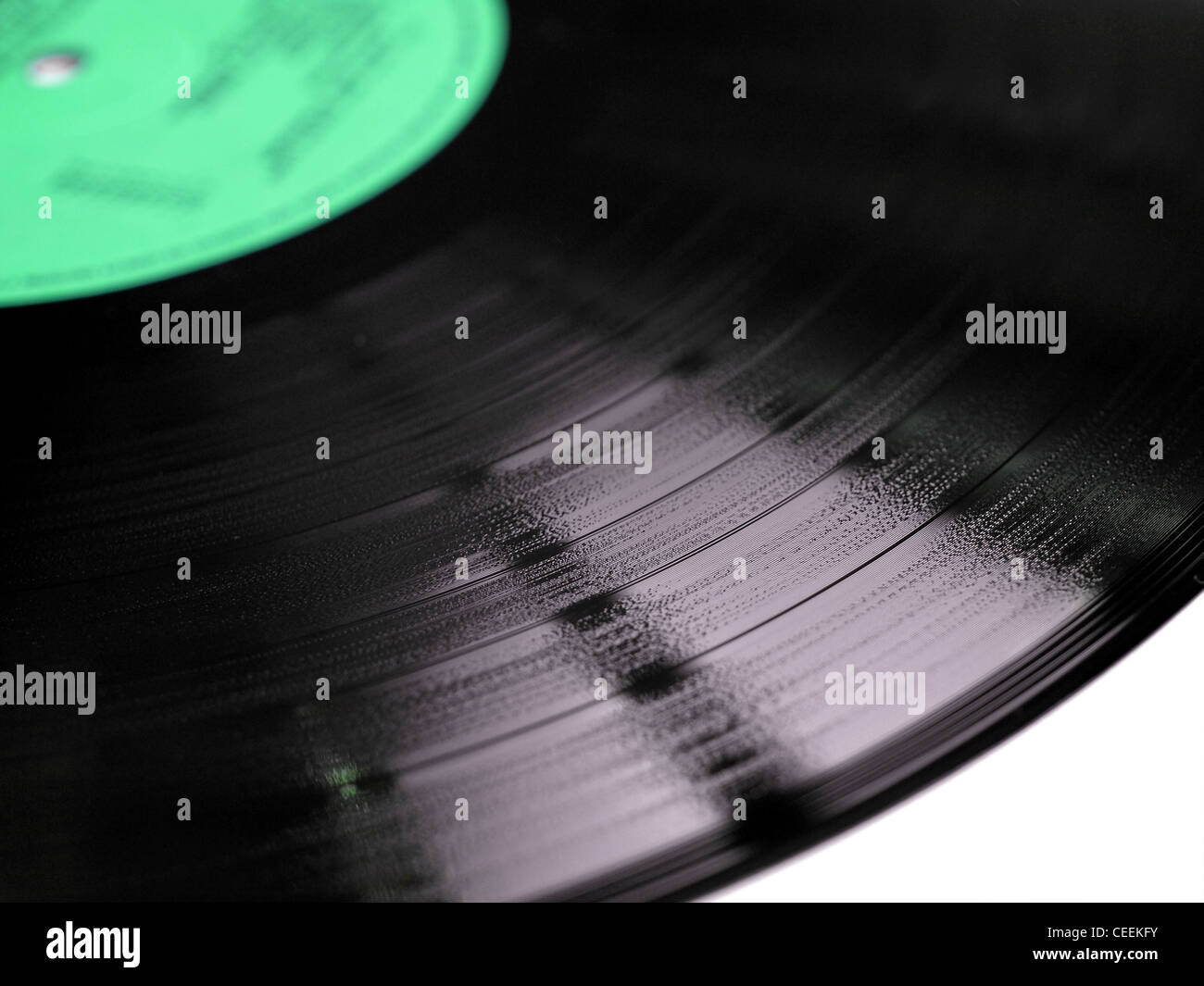 Vinyl record music recording support Stock Photo Alamy