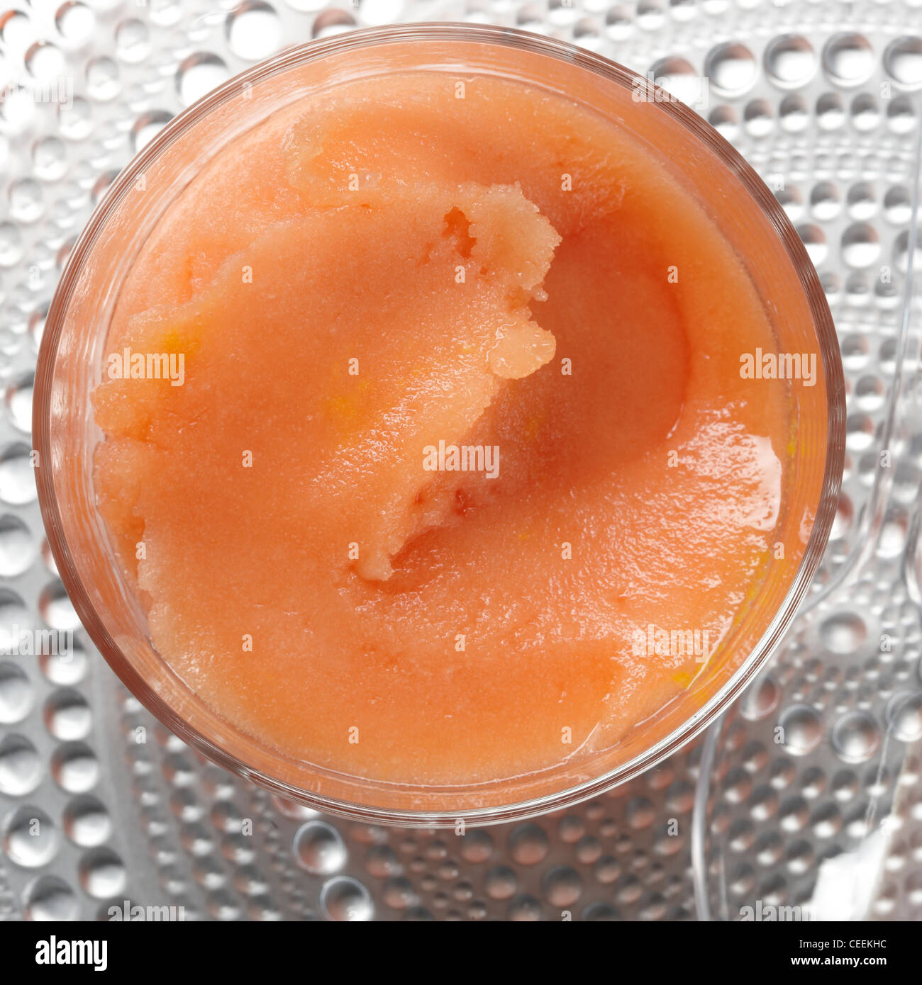 sorbet pink grapefruit Stock Photo