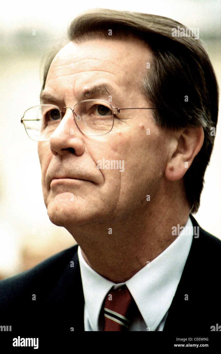 Franz Muentefering - *16.01.1940: Portrait of the social-democratic politician at an event of SPD in Dresden. Stock Photo