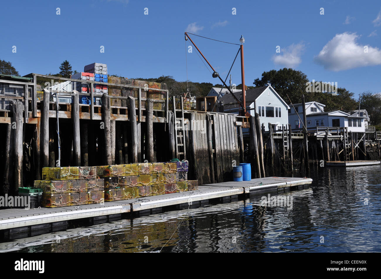 New Harbor, Pemaquid Peninsula, Maine, New England, USA Stock Photo Alamy