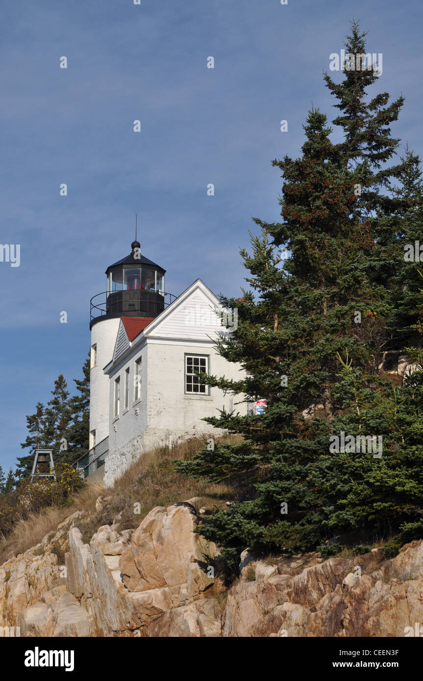 Bass Harbor Head Light, Acadia National Park, Maine, USA Stock Photo