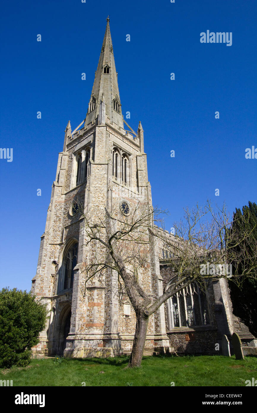 thaxted parish church england essex Stock Photo