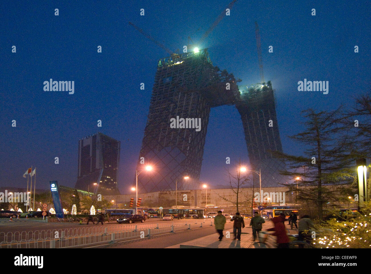 BeijingChina Central Television Headquarters by Rem Koolhaas and Ole