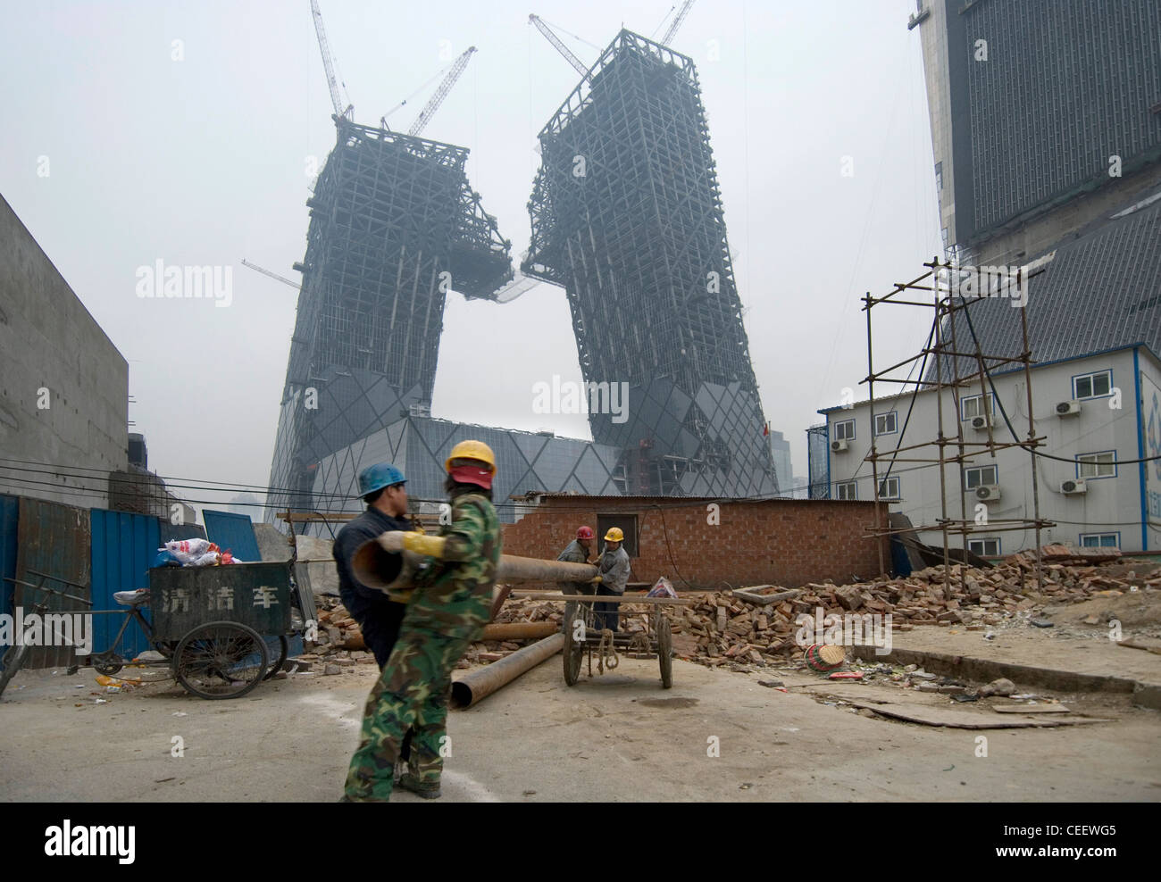 BeijingChina Central Television Headquarters by Rem Koolhaas and Ole