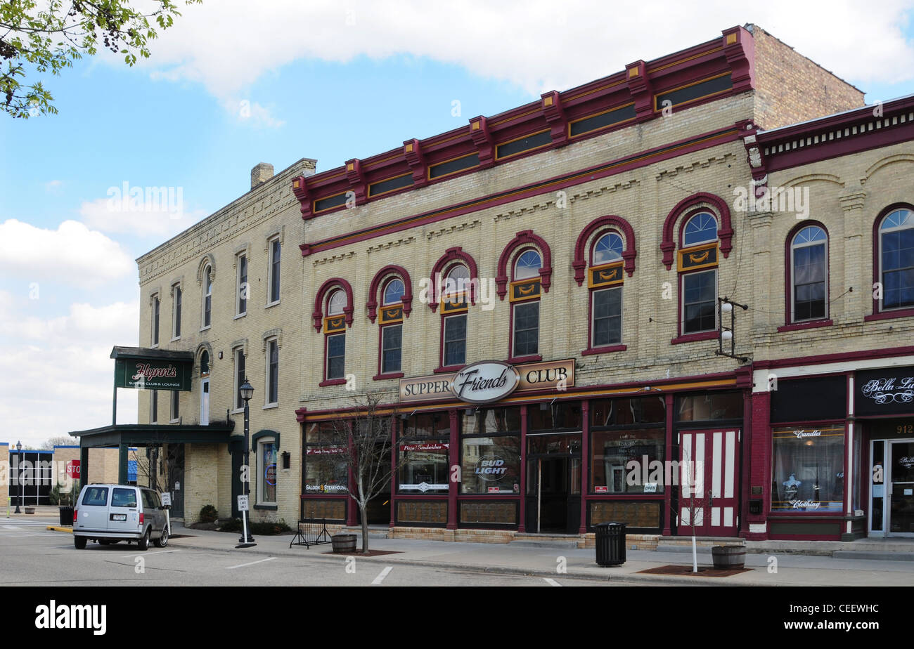 Saloon Brodhead, Wisconsin, village Stock Photo Alamy