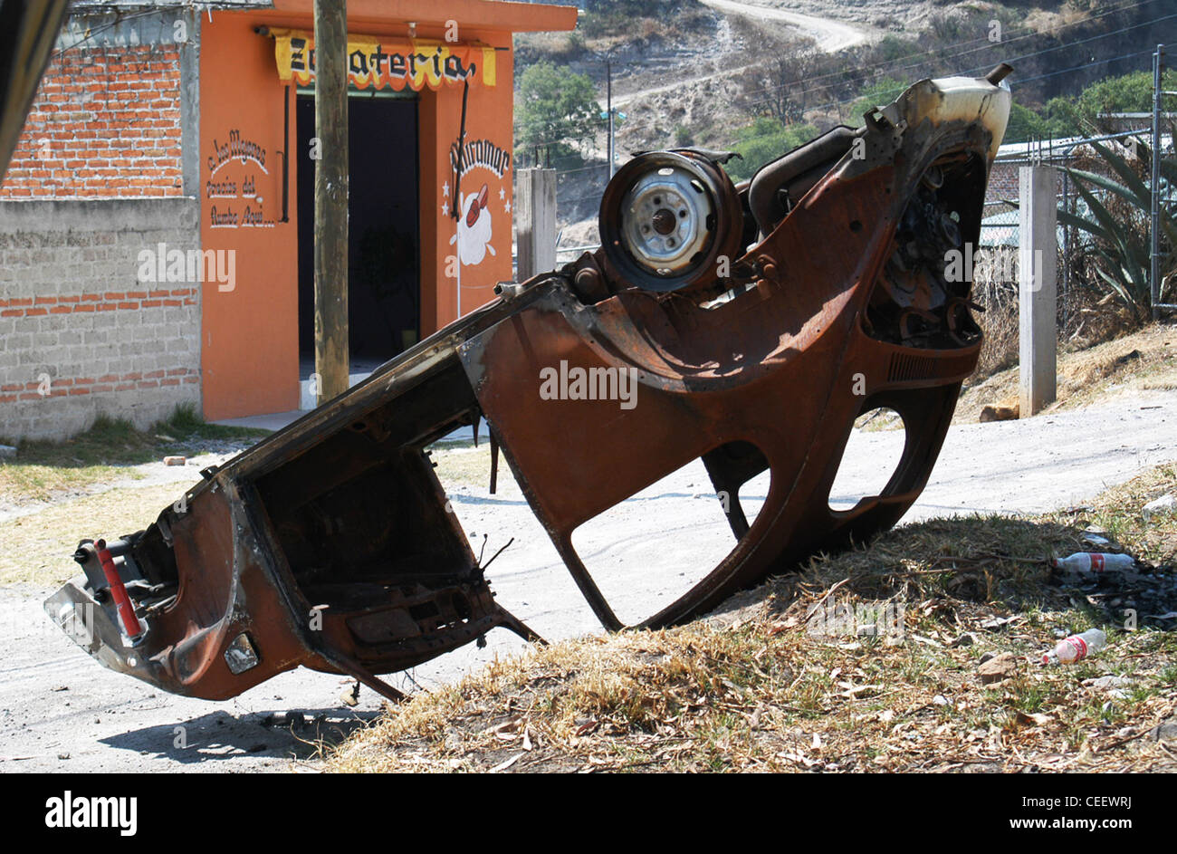 The last Beetle, outside of Mexico city, 2004 Stock Photo