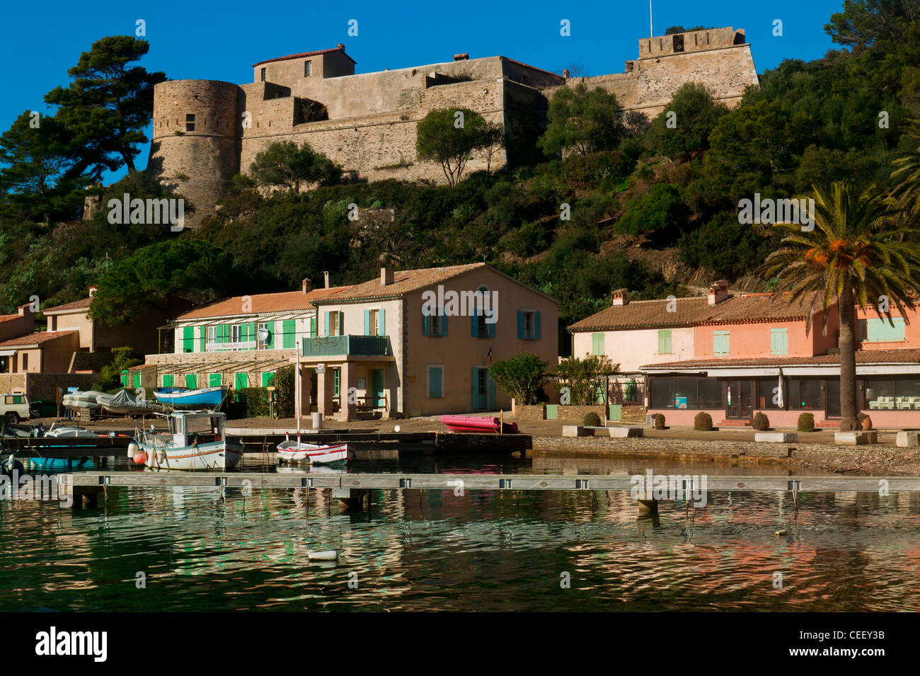 Port Cros Island, Var, Provence, France Stock Photo