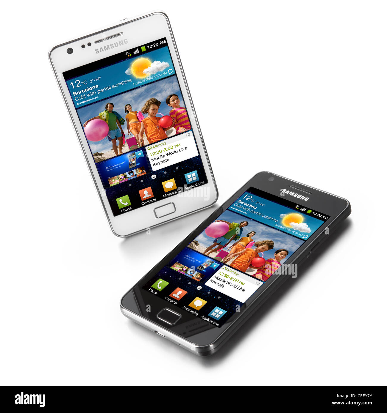 Samsung smart phone Stock Photo