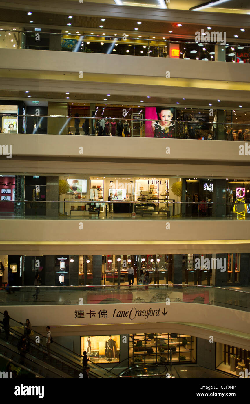 dh Time Square CAUSEWAY BAY HONG KONG Modern upmarket shopping centre shop floors china mall indoor luxury shops Stock Photo