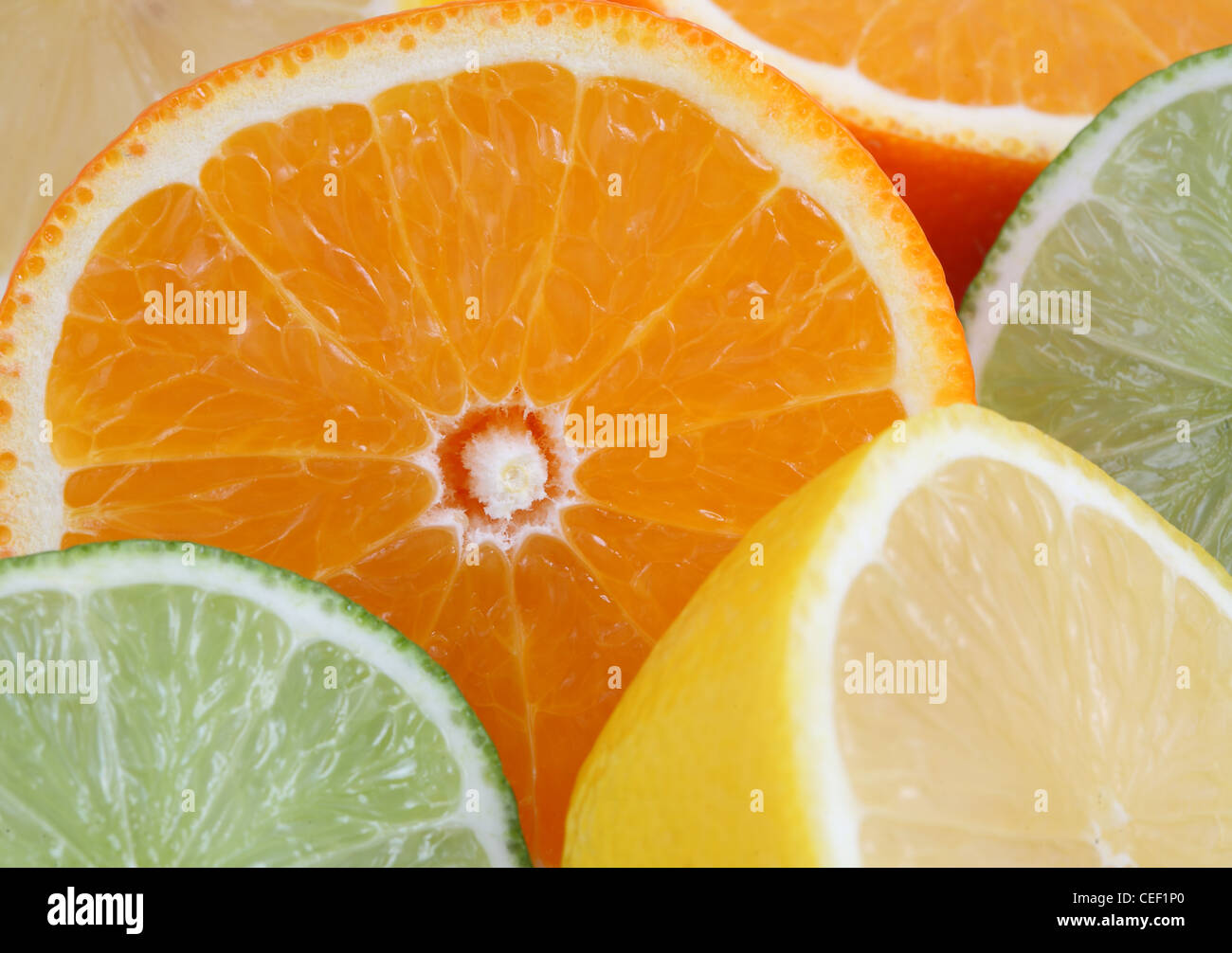 Oranges, lemons, limes, citrus fruits as a background Stock Photo Alamy