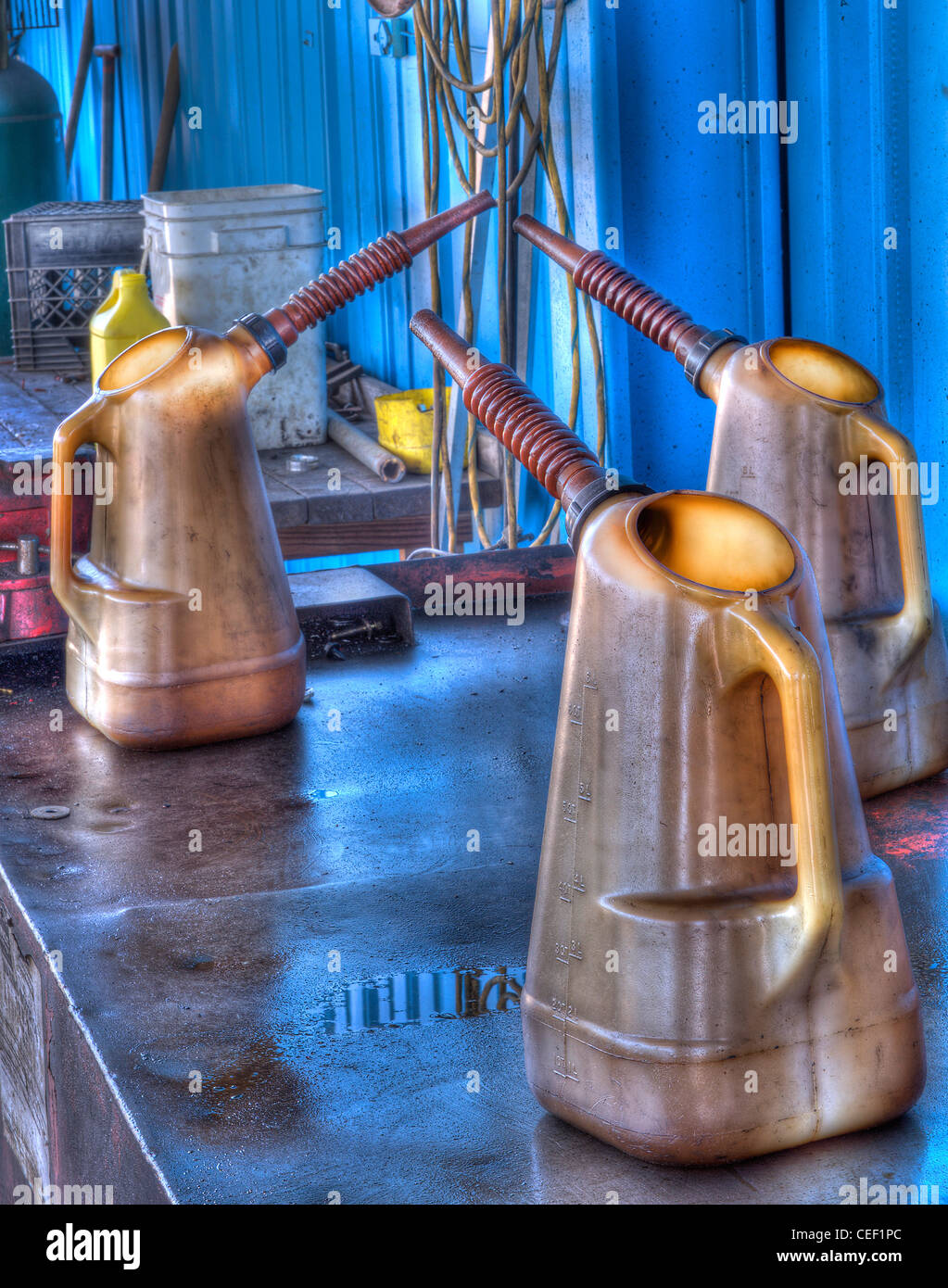 Liquid Dispensers Stock Photo