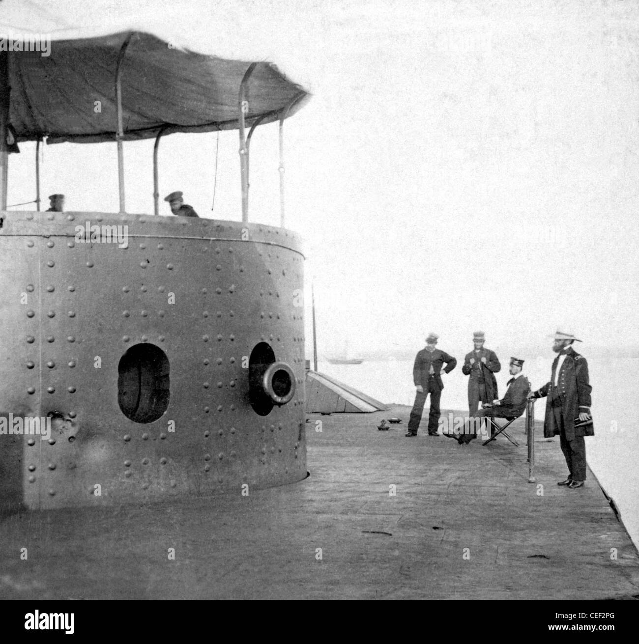 Hampton roads civil war monitor High Resolution Stock Photography and ...
