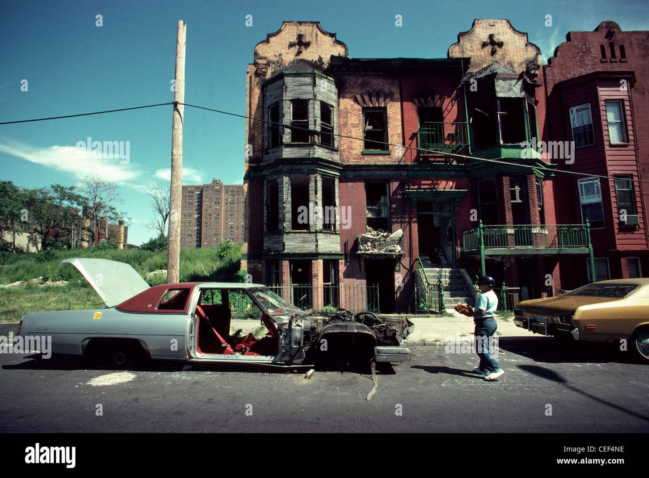 The Bronx, hope and dispair, Stock Photo