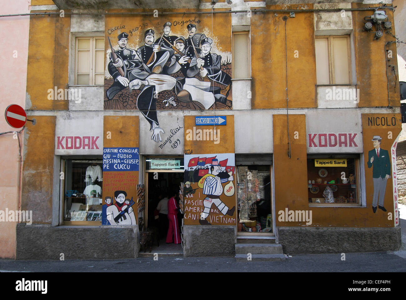 Orgosolo, Sardegna, murals, sardinia Stock Photo