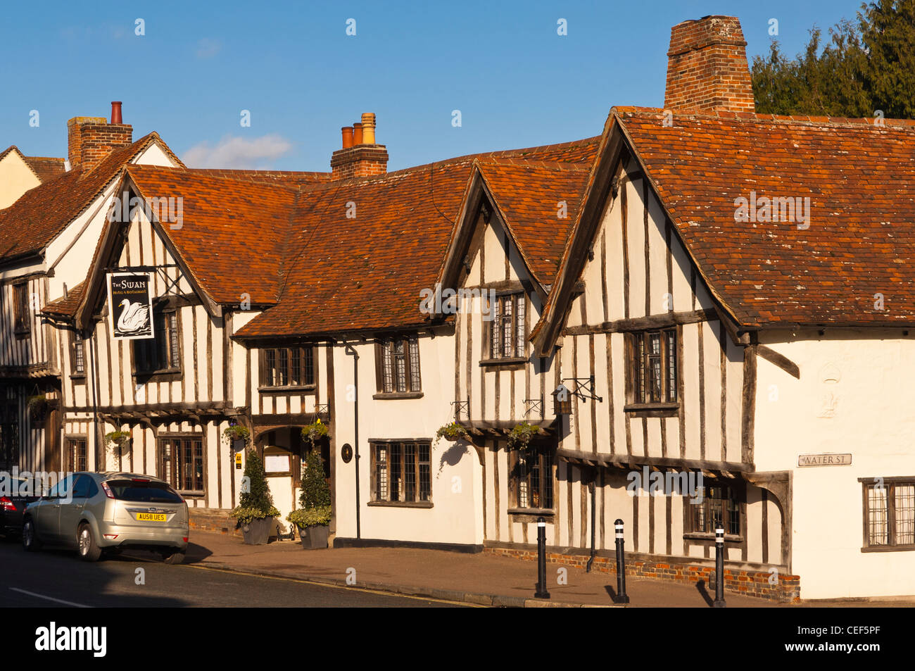 The Swan Hotel in Lavenham , Suffolk, England , Britain , Uk Stock
