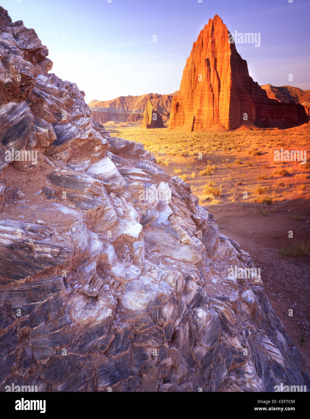 Glass mountain capitol reef national park hires stock photography and
