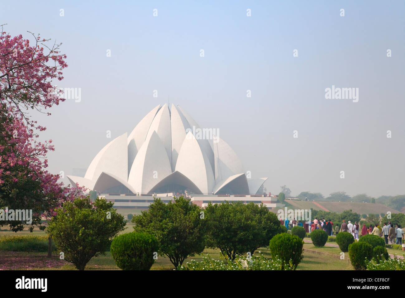 Lotus Temple, Delhi, India Stock Photo