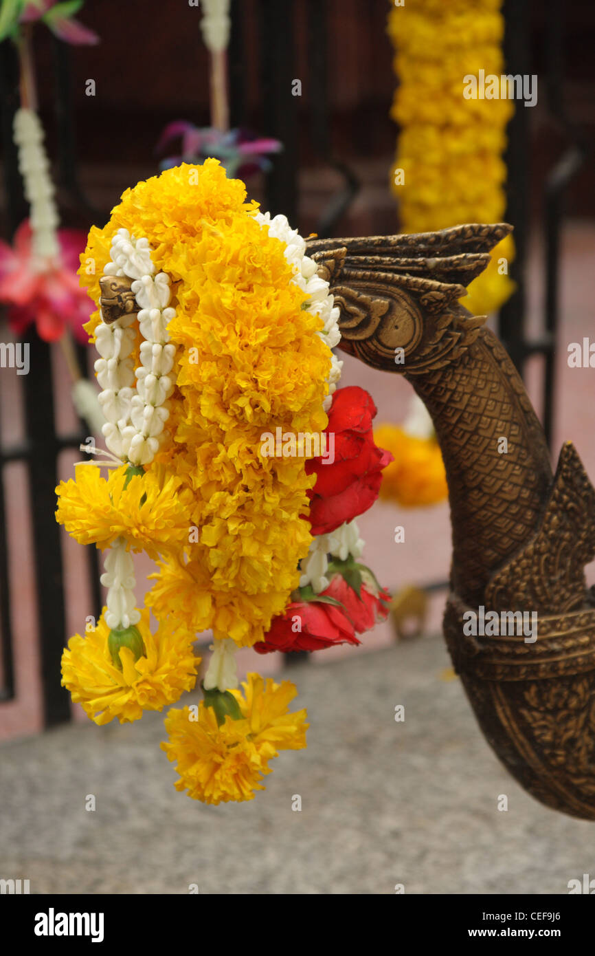 Thai Garland Flower Stock Photo Alamy