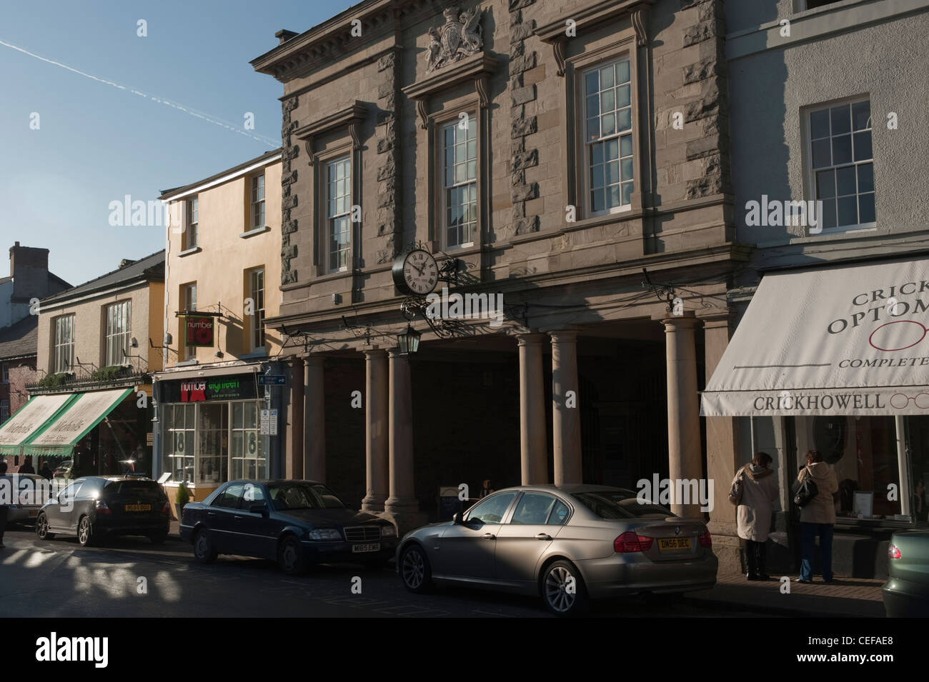 Market House at Crickhowell Stock Photo Alamy