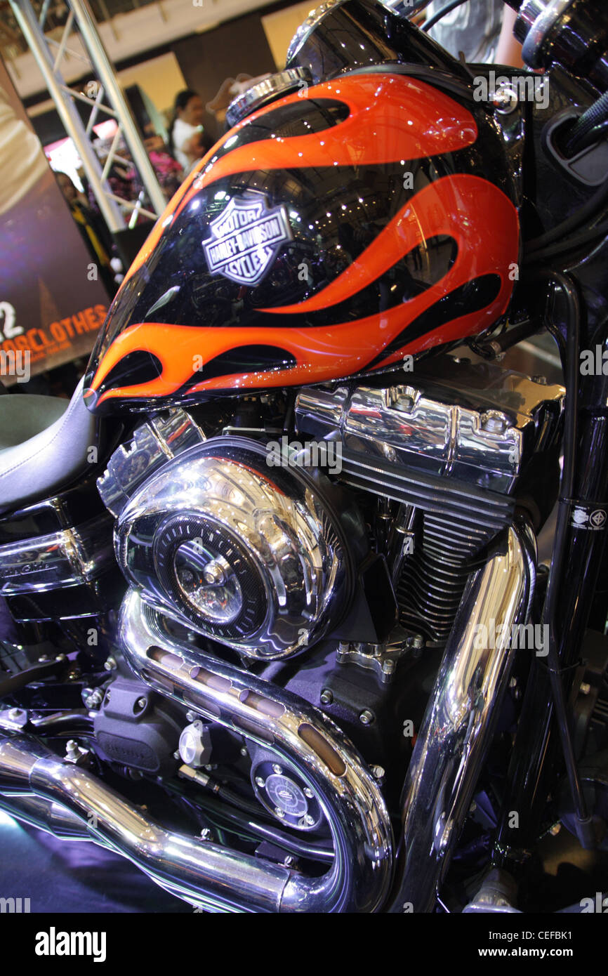 Harley Davidson FXDWG Wide Glide Stock Photo Alamy