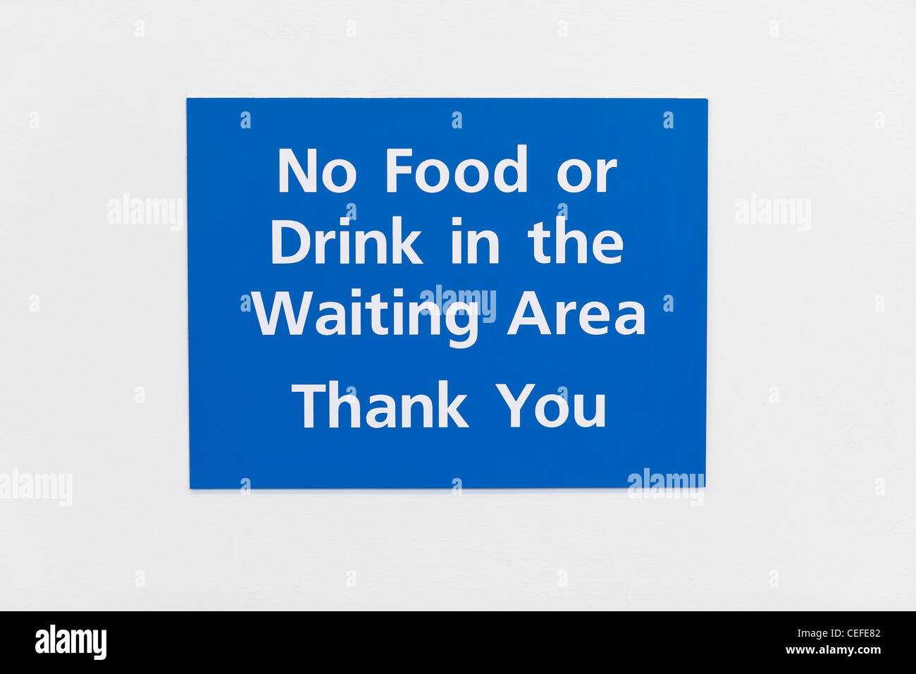 No Food or drinks sign Stock Photo
