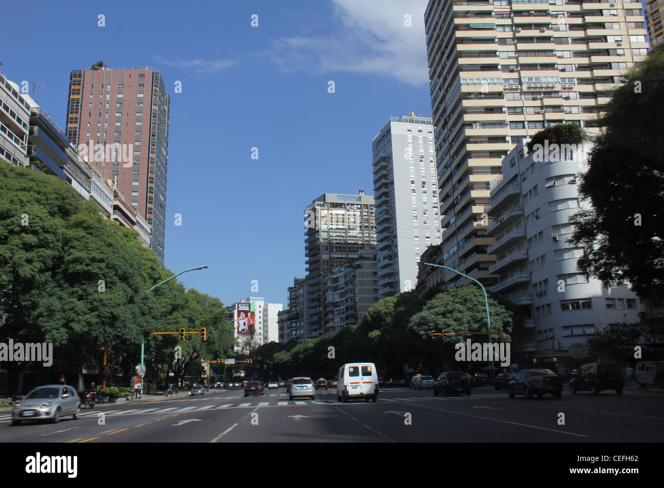 Buenos aires argentina av libertador hi-res stock photography and ...