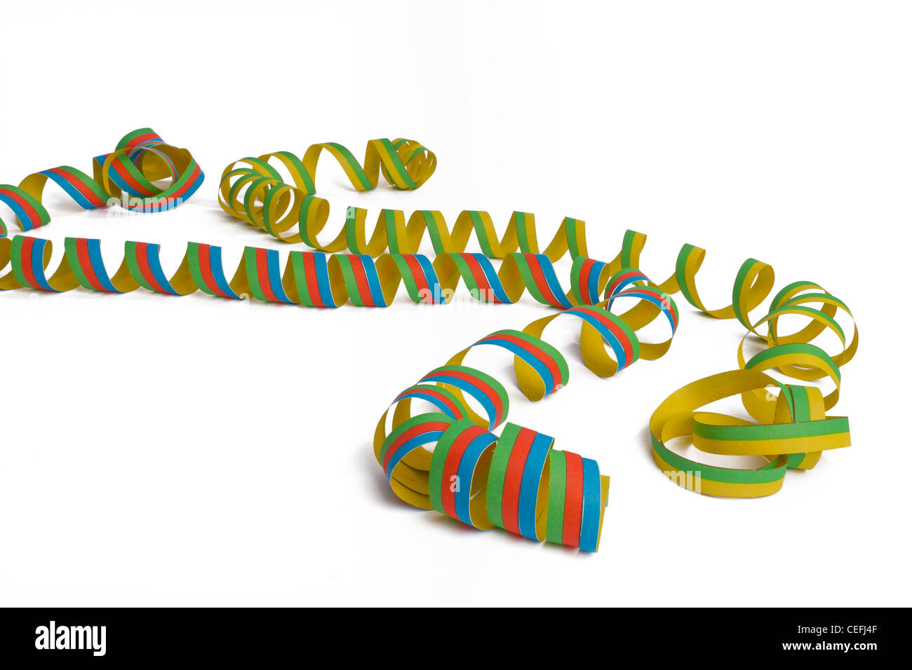 Blow-out, paper streamer, two Stock Photo - Alamy