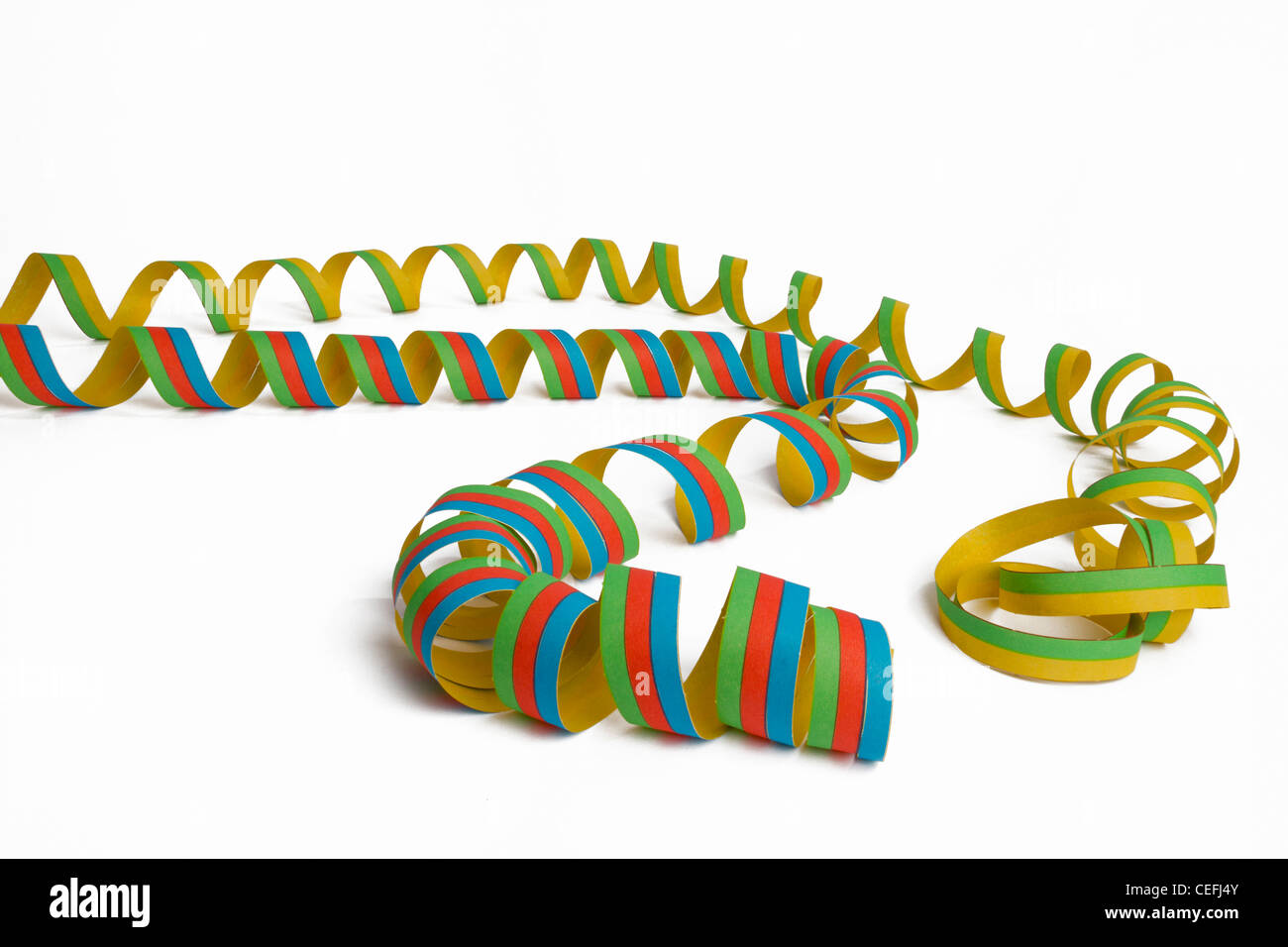 Blow-out, paper streamer, two Stock Photo - Alamy