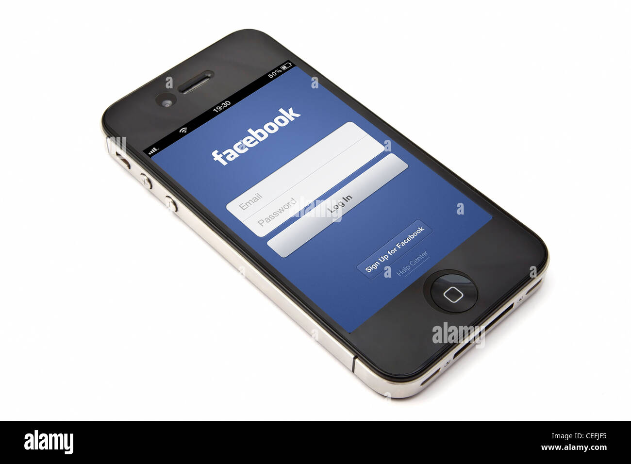 Facebook, login page, logo, mobile phone, display, Internet browser Stock  Photo - Alamy