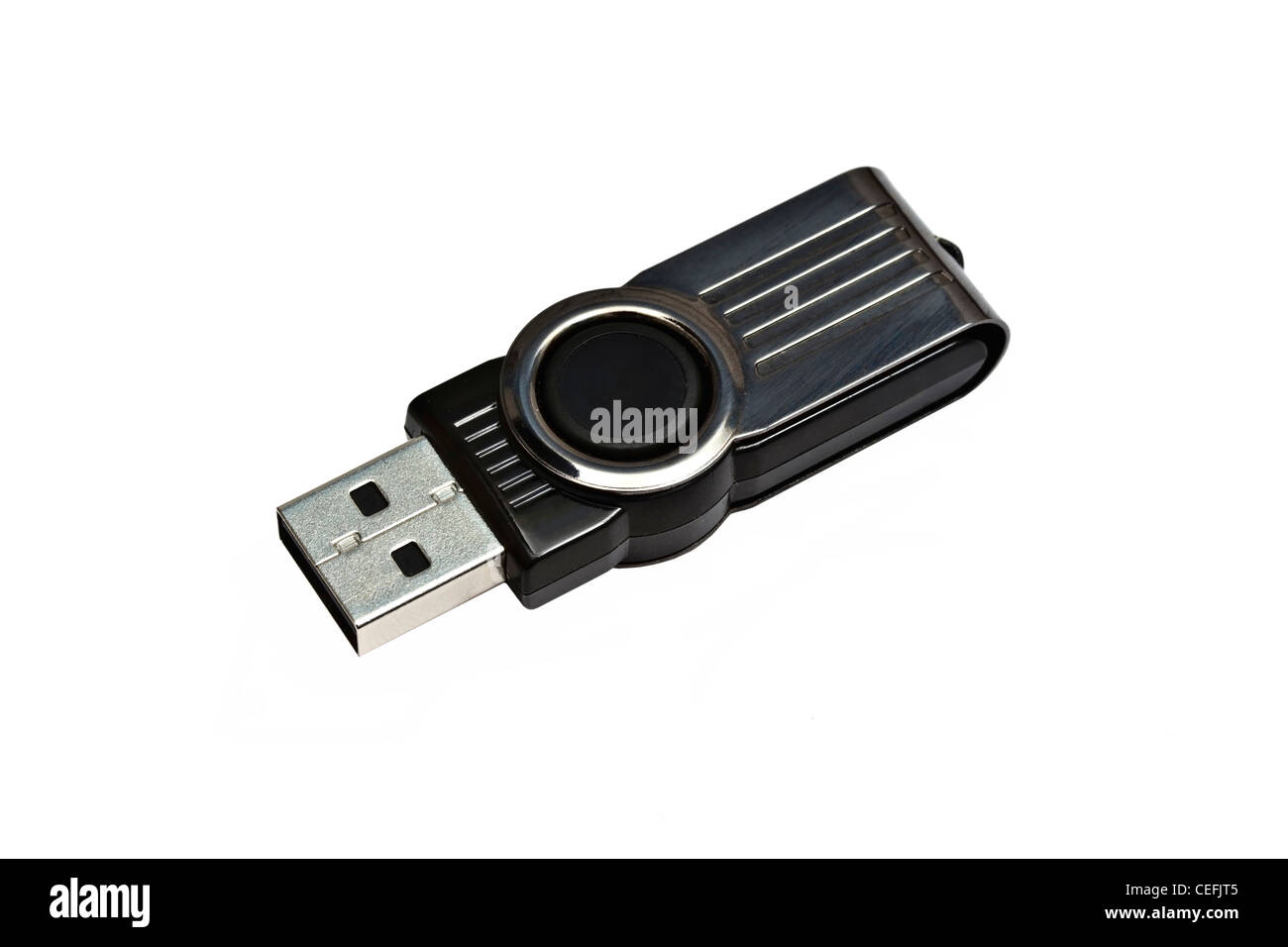 Usb storage drive isolated on white stock photo alamy