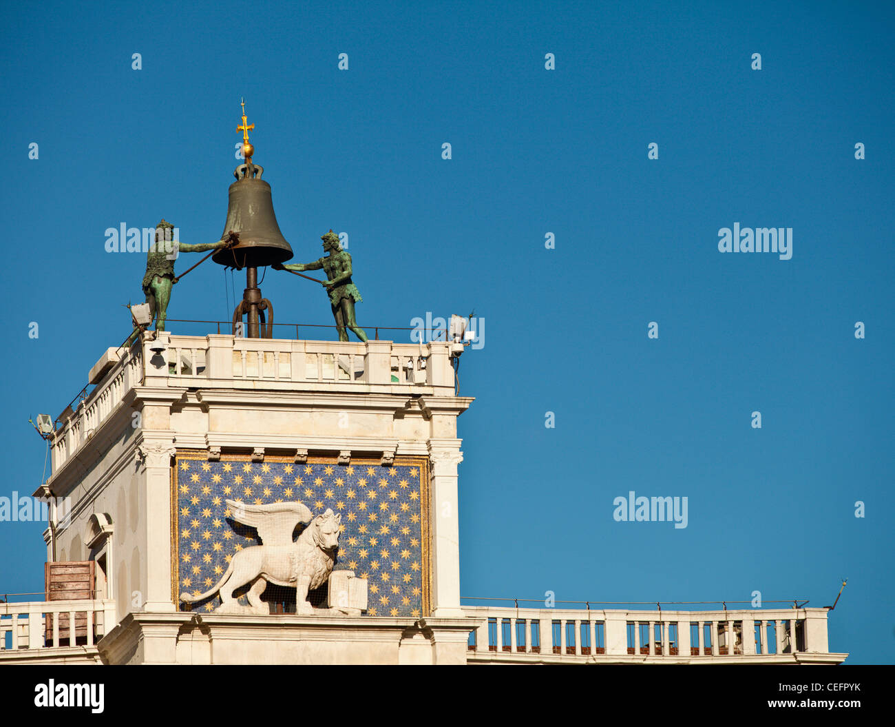 The Torre Dell'Orologio, Venice, Italy. Stock Photo