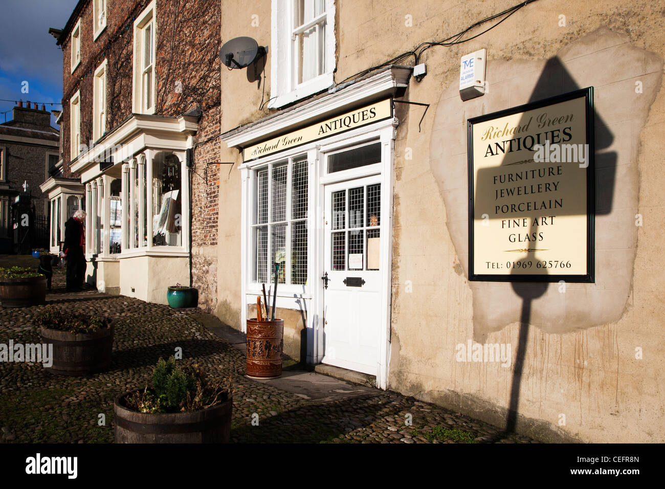 Shops in Middleham North Yorkshire England Stock Photo Alamy