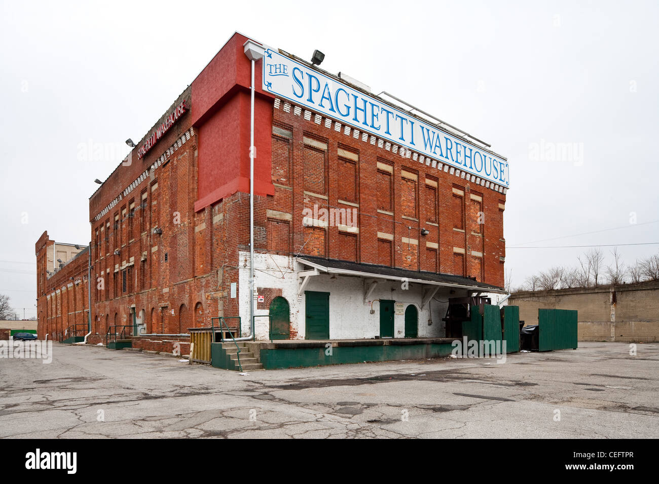 The Spaghetti Warehouse located in Columbus Ohio Stock Photo
