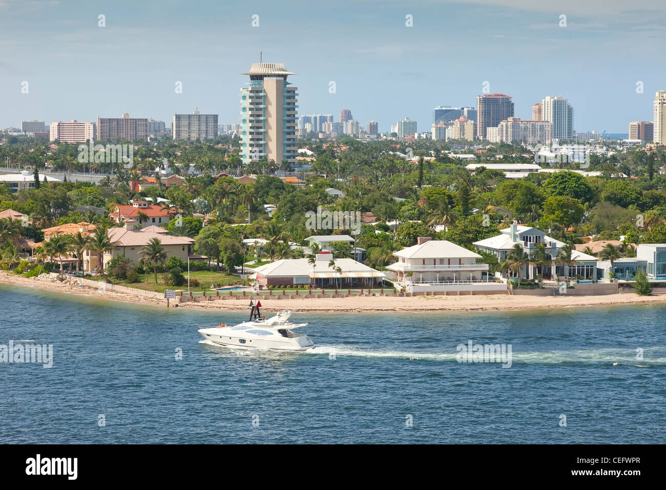 Beautiful City of Fort Lauderdale, Florida Stock Photo Alamy