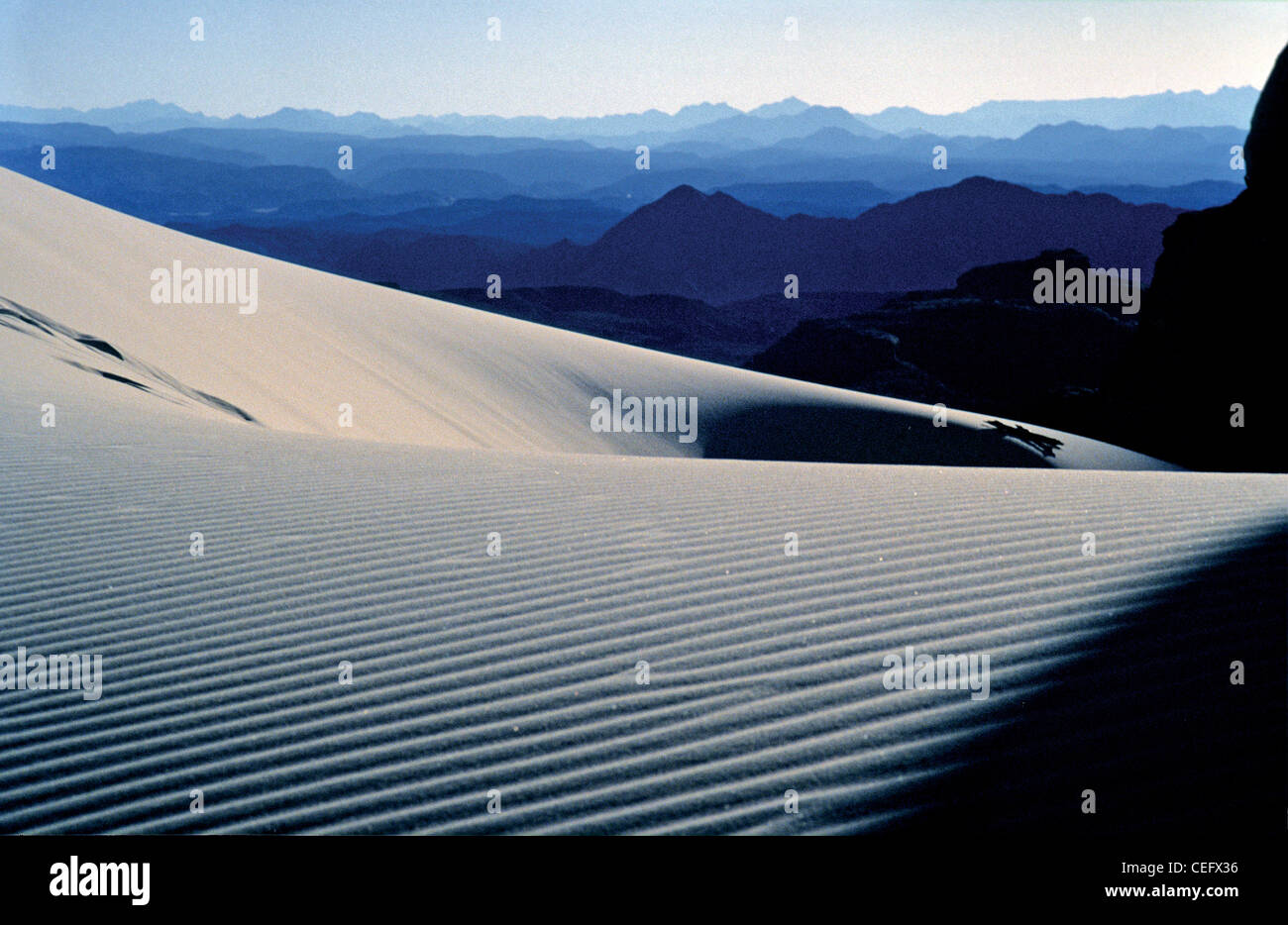 desert sand dune Stock Photo