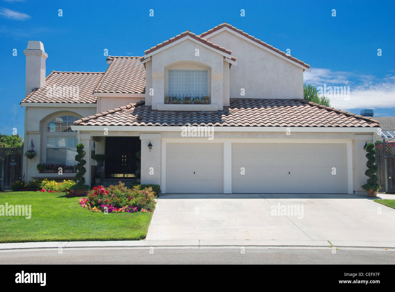 New American dream home Stock Photo Alamy