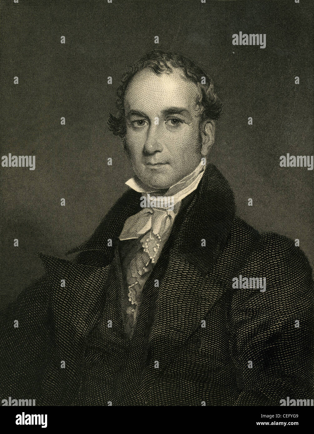 Circa 1850s engraving, Louis McLane Stock Photo - Alamy
